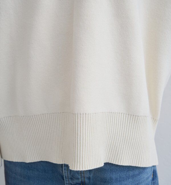  「【@_shirabe.s_コラボ】スウェットライクスキッパーニット」|ニット・セーター|