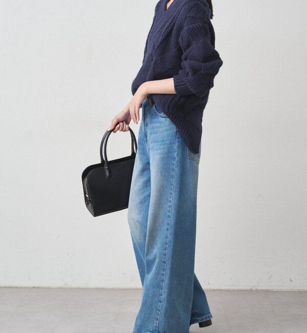  「ケーブルVニット」|ニット・セーター|