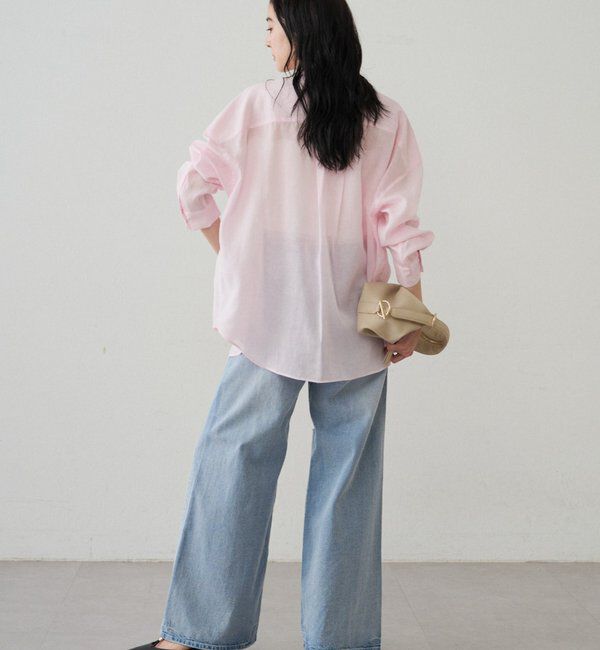  「カシュクール2wayリネンシャツ」|シャツ・ブラウス|