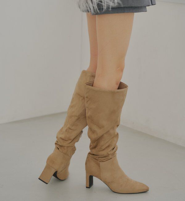  「ロングスラウチーブーツ」|ロングブーツ|