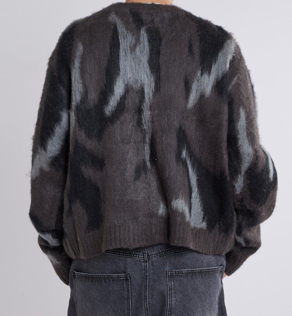  「KOOKYNモヘアライクカーディガン(無地/カモ柄)」|カーディガン|