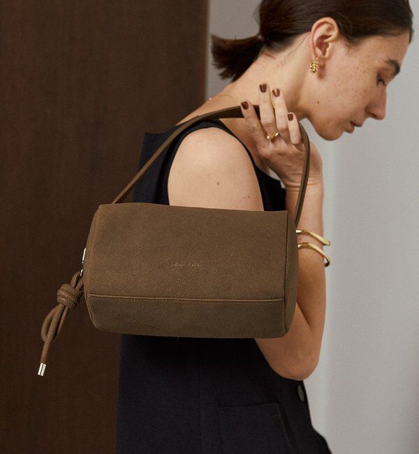  「【軽量/大容量】キューブバッグ」|トートバッグ|ブラウン