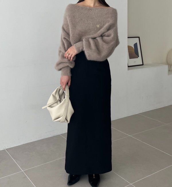  「【上質な着心地/全骨格細見え】〈C.L〉FOXカシミアドルマンニット」|ニット・セーター|