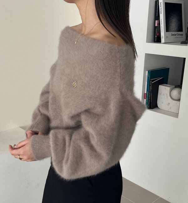  「【上質な着心地/全骨格細見え】〈C.L〉FOXカシミアドルマンニット」|ニット・セーター|