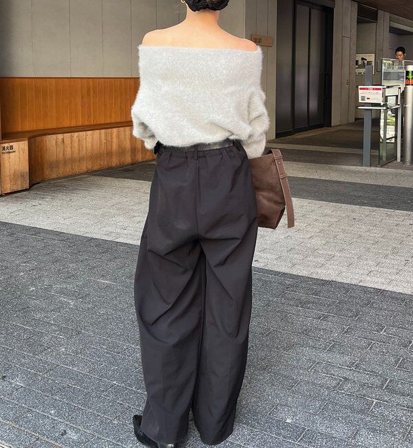  「【上質な着心地/全骨格細見え】〈C.L〉FOXカシミアドルマンニット」|ニット・セーター|