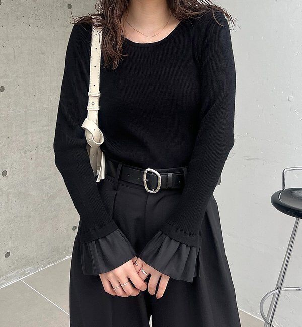  「フレアカフスニット」|ニット・セーター|