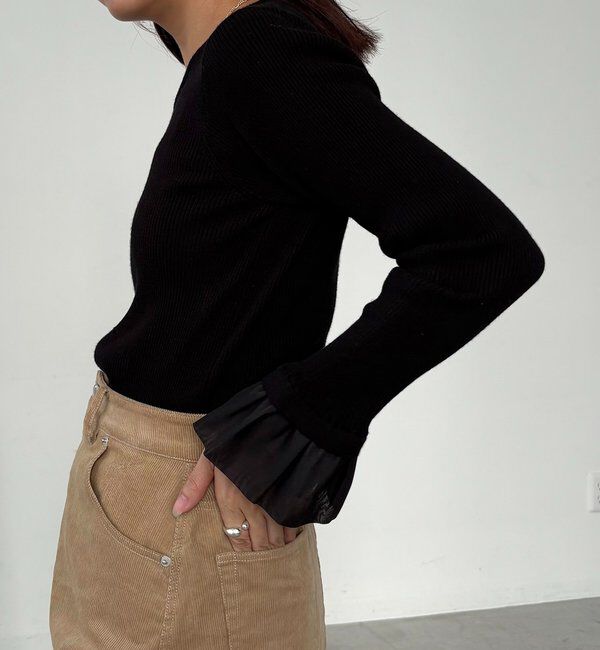  「フレアカフスニット」|ニット・セーター|