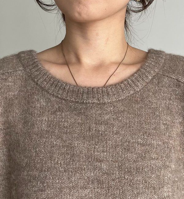  「【前後2WAY】もちふわ2WAYスキッパーニット」|ニット・セーター|