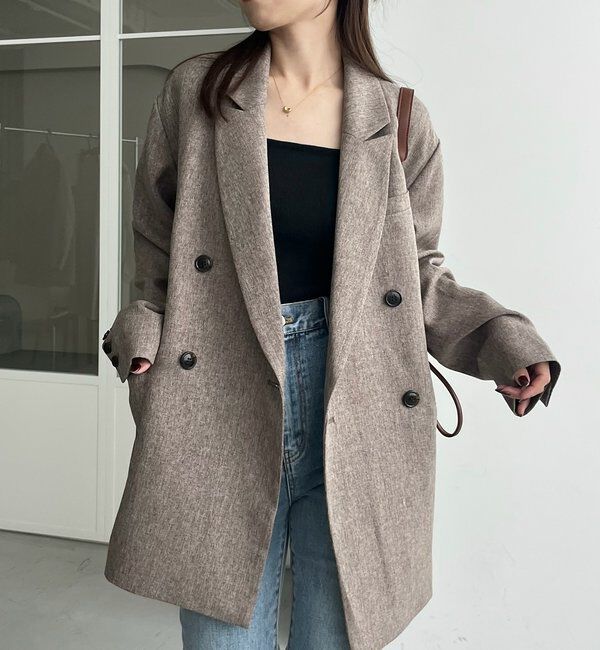  「【CAPRICIEUX LE'MAGE&times;nanacoコラボ】ツイードジャケット」|テーラードジャケット|