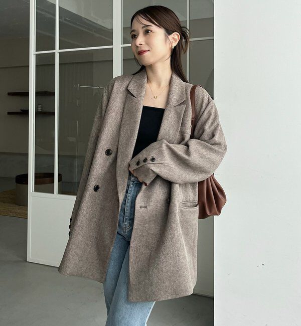  「【CAPRICIEUX LE'MAGE&times;nanacoコラボ】ツイードジャケット」|テーラードジャケット|