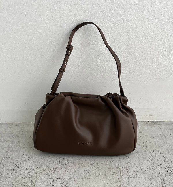  「【新色/ライトベージュ】クラウディギャザーバッグ」|トートバッグ|