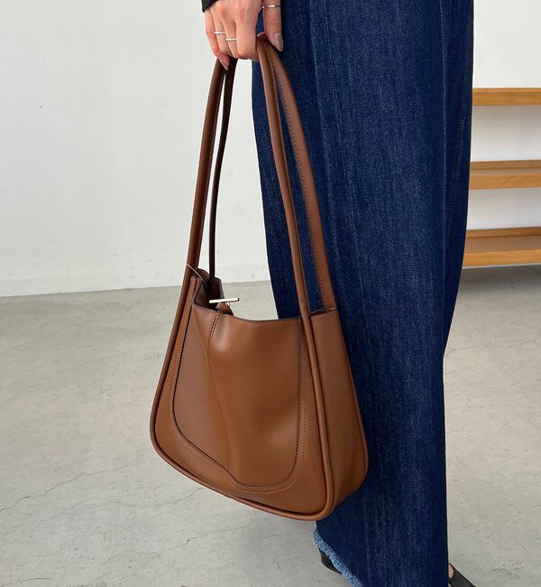  「【新色/ベージュ】トリミングトートバッグ」|トートバッグ|