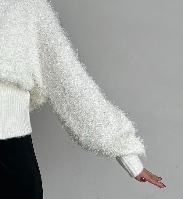  「フェザーラップカーディガン」|カーディガン|