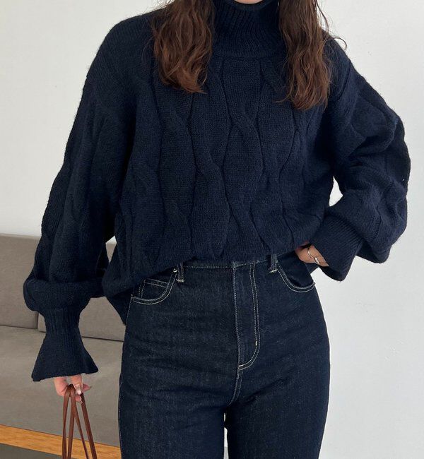  「ケーブルキャンディニット」|ニット・セーター|