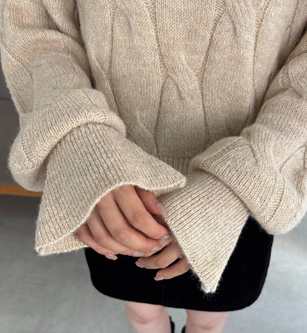  「ケーブルキャンディニット」|ニット・セーター|