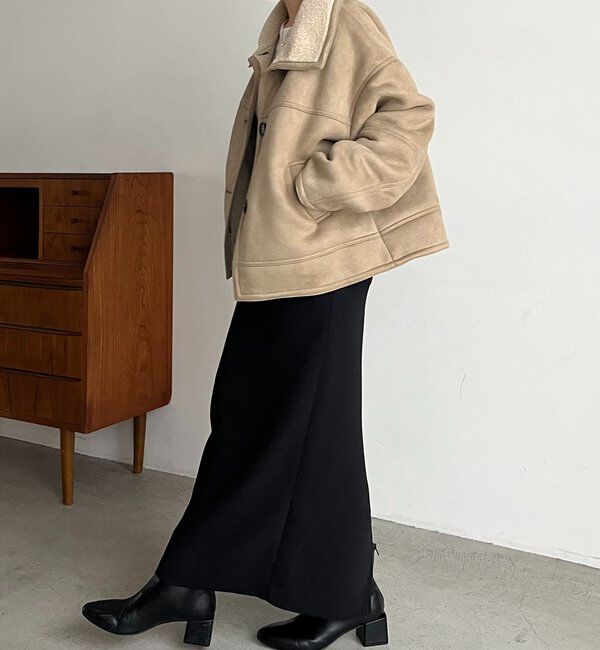  「スエードボアミドルコート」|その他|