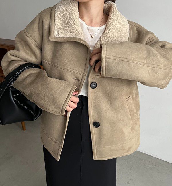  「スエードボアミドルコート」|その他|