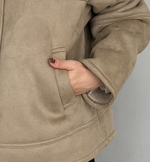  「スエードボアミドルコート」|その他|