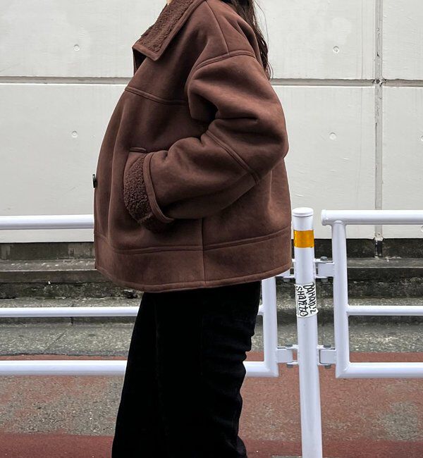  「スエードボアミドルコート」|その他|