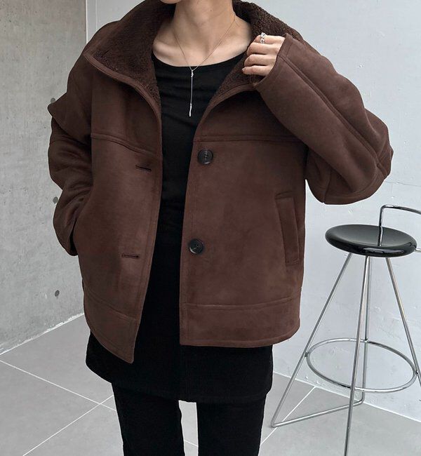  「スエードボアミドルコート」|その他|