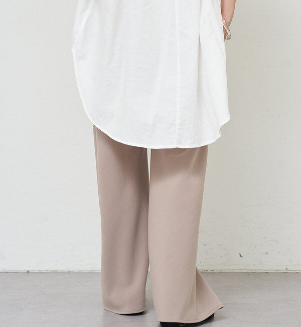  「ダブルクロスワイドパンツ」|チノ|