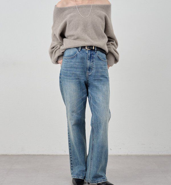  「ファーウールオフショルニット」|ニット・セーター|