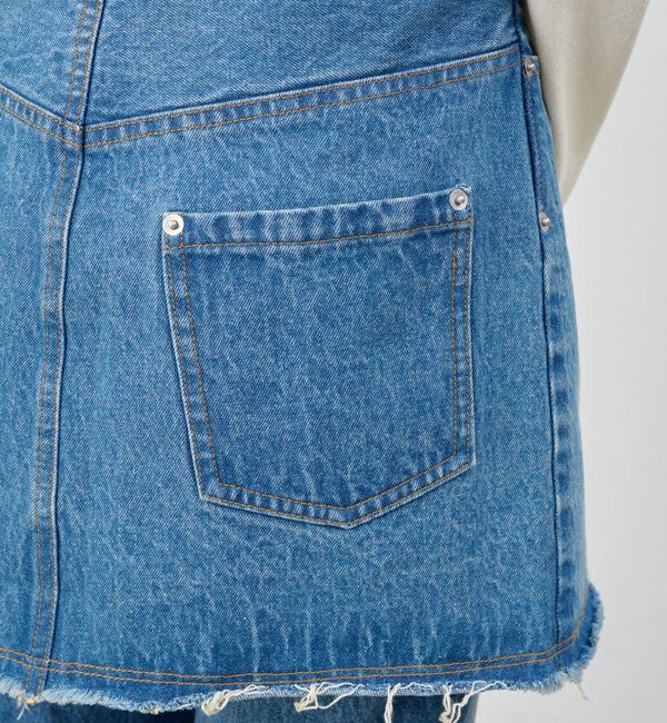  「レイヤードデニムスカート」|スカート|