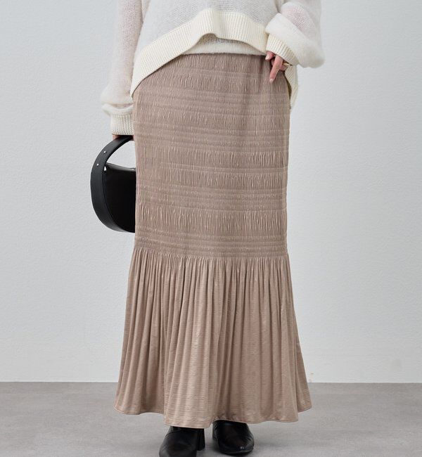  「プリーツマキシスカート」|スカート|