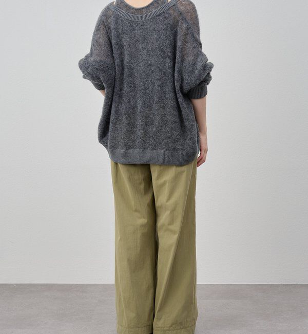  「レイヤードシアーニット」|ニット・セーター|