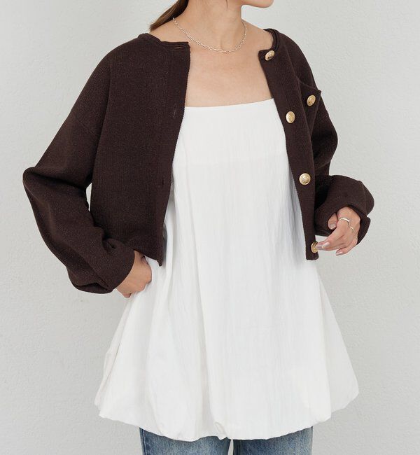  「バルーンチュニックキャミ」|キャミソール|