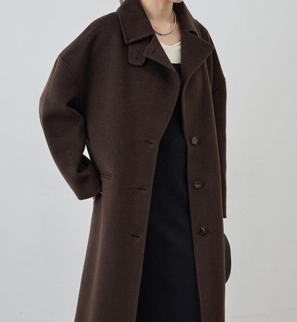  「ビッグカラーリバーロングコート」|その他|