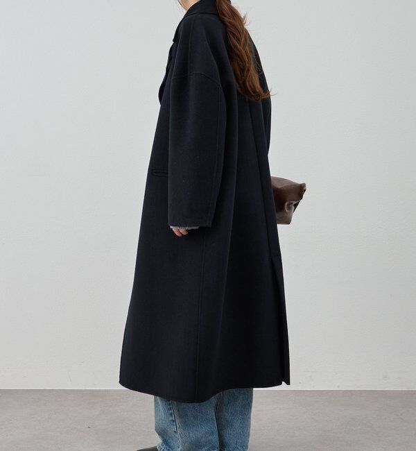  「ビッグカラーリバーロングコート」|その他|