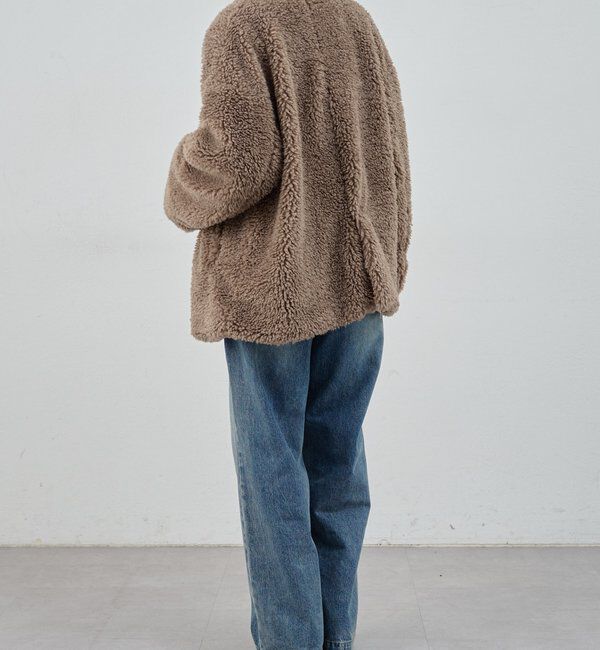  「ノーカラーボアコート」|その他|