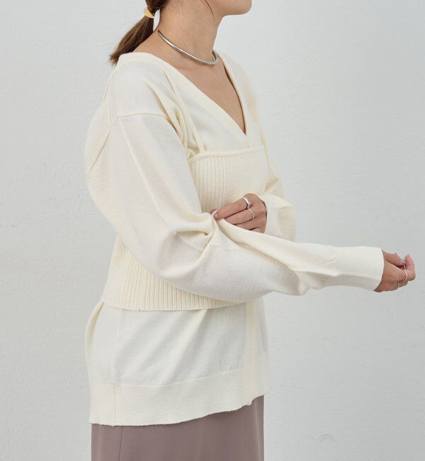  「ビスチェセットカーディガン」|カーディガン|