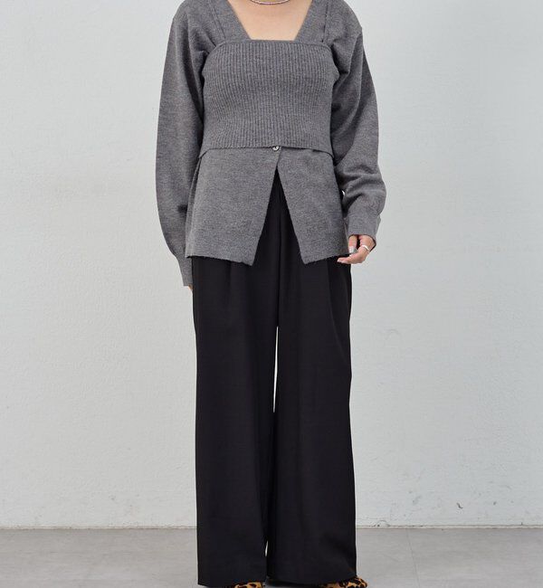  「ビスチェセットカーディガン」|カーディガン|