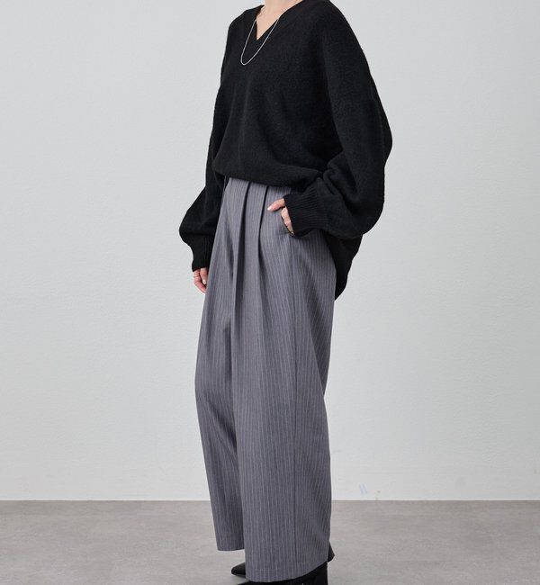  「【@kanako_ikiコラボカラー】【全骨格キレイ見え】ウェーブネックニット」|ニット・セーター|