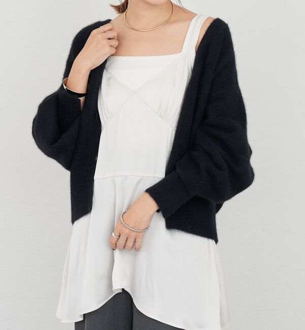  「イレギュラーヘムキャミソール」|キャミソール|アイボリー