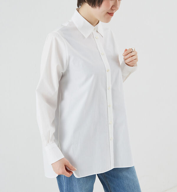 collex「【手洗い可能】スタンダードシャツ」|シャツ・ブラウス|ホワイト