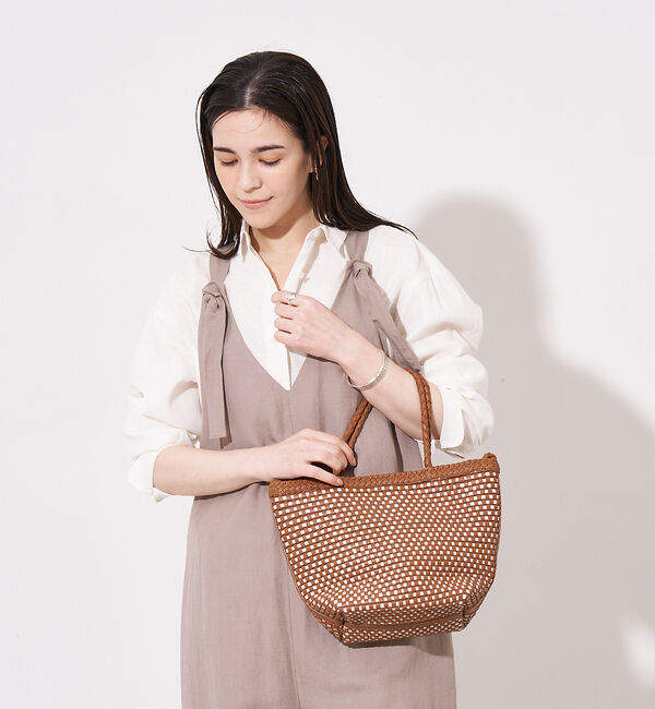 collex「レザーメッシュ2WAYトートバッグ」|トートバッグ|