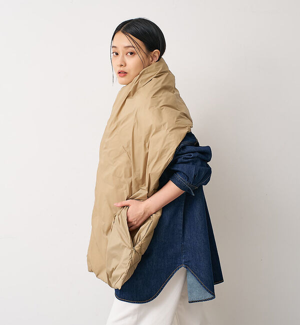 collex「【TAION】リバーシブルダウンストール」|マフラー|