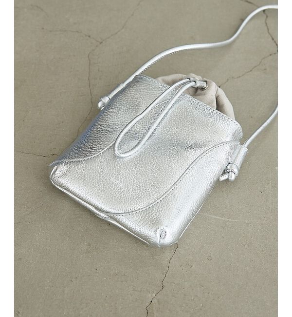 collex「【WEB限定】【BEAURE/ヴュレ】マルチウオレットショルダー」|ショルダー・メッセンジャー|シルバー