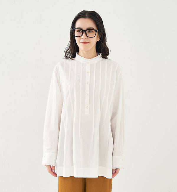 collex「タックフリルブラウス」|シャツ・ブラウス|