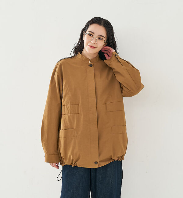 collex「ギャザージップアップブルゾン」|ブルゾン・スタジャン|