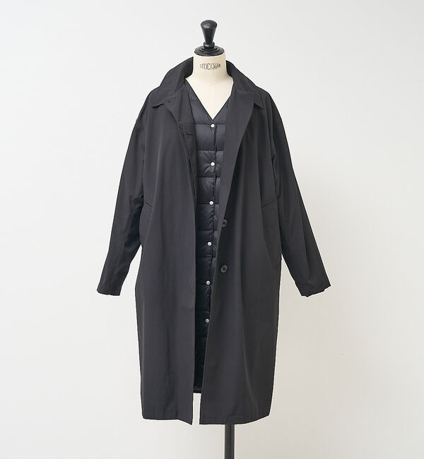 collex「【別注】【TAION】ダウンジャケット付バルカラーコート」|ダウン|