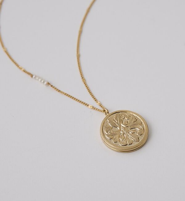 collex「【Ljud/ユード】アカンサスメダルネックレス」|ネックレス|