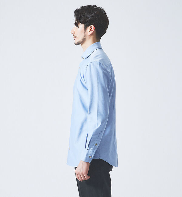 ABAHOUSE「【FLEX SHIRTS】36ゲージ コットン モクロディ シャツ」|シャツ・ブラウス|