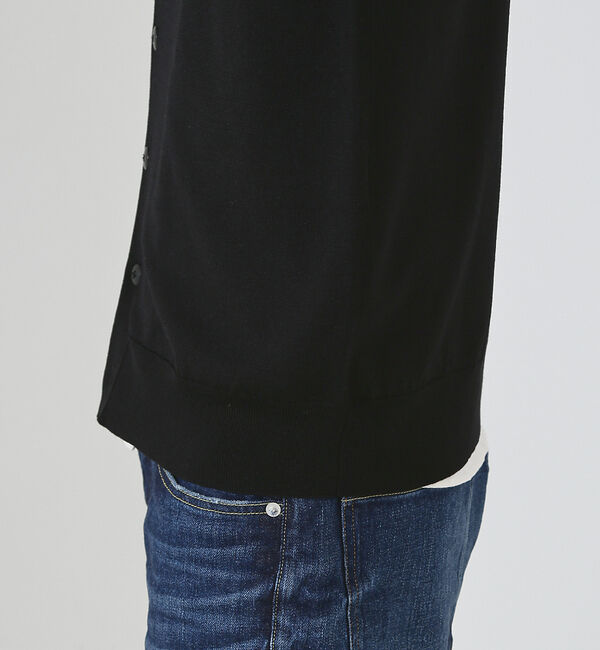 ABAHOUSE「【シルクブレンド】ベーシック Vネック カーディガン」|カーディガン|