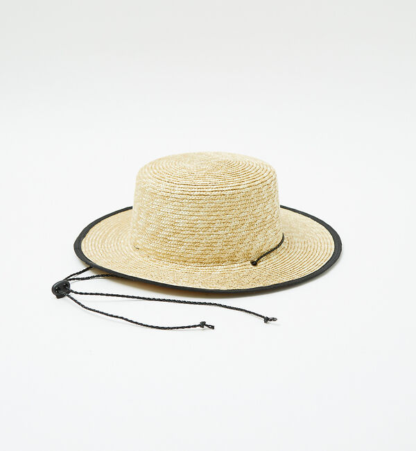 ABAHOUSE「【Ruben/ルーベン】CODE LONG BRIM STRAW HAT/コード」|その他|ベージュ