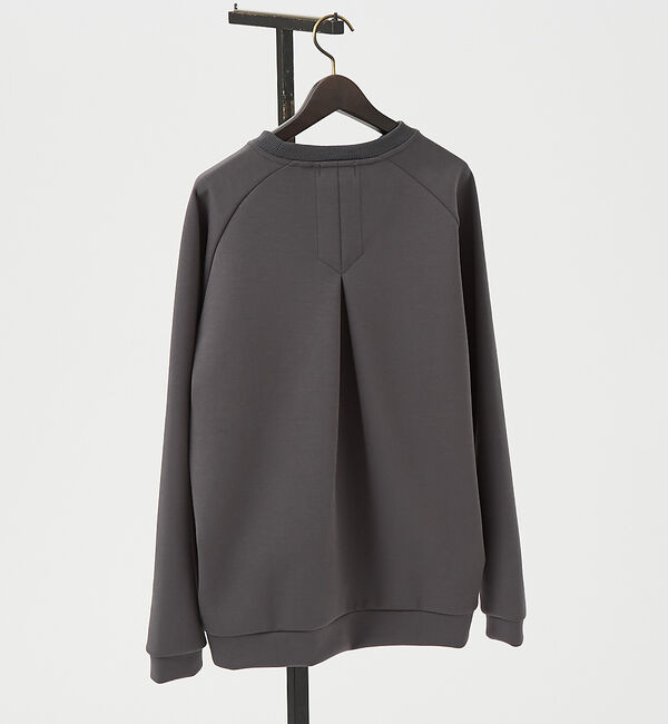 ABAHOUSE「【インバーテッドプリーツ】 ダンボールニット プルオーバー / クルーネック ス」|スウェット・ジャージ|