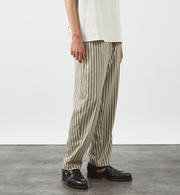 ABAHOUSE「【リネンライク 】ストライプ リラックスパンツ / ワイドパンツ」|その他|